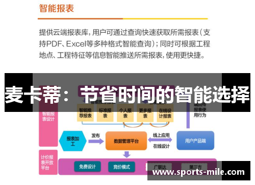 麦卡蒂:节省时间的智能选择 麦卡蒂:节省时间的智能选择